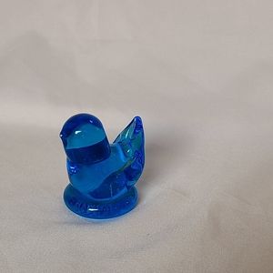 Bluebird Of Happiness Leo Ward 1996 Artist Signed Aet Glass Paperweight Figurine